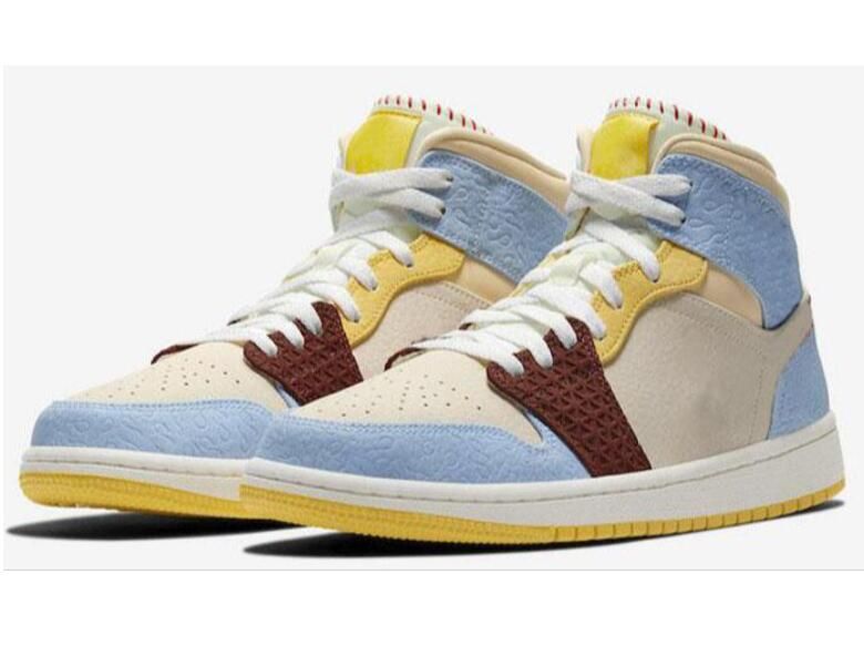 blue and yellow 1s