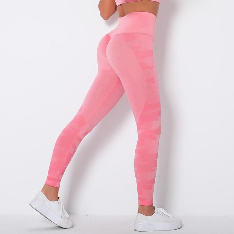 Pantalones de yoga rosa