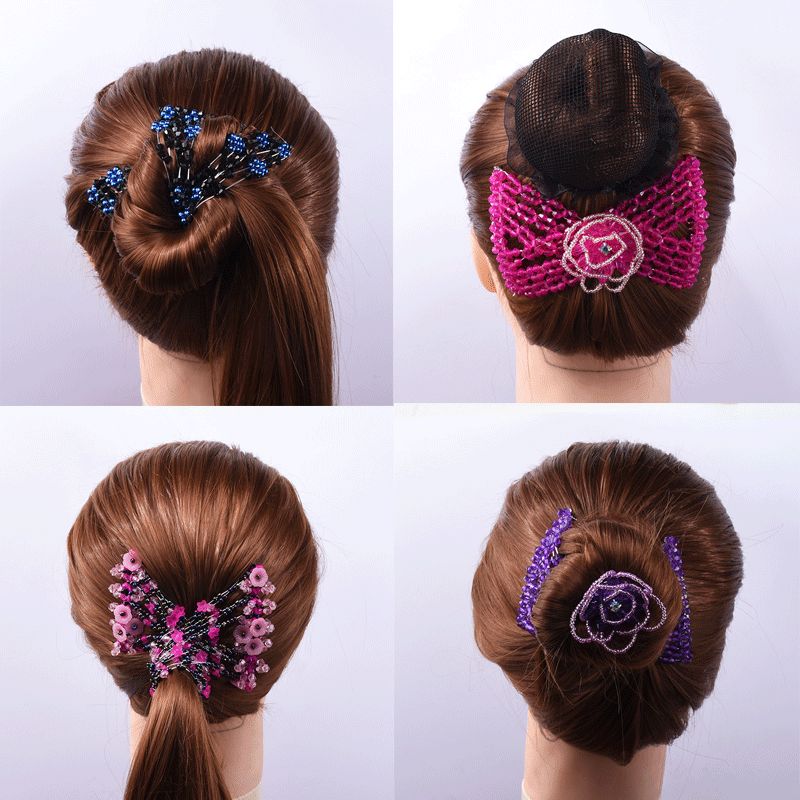 DIY Women Elastic Magic Hair Combs Vintage Hair Clip Claw Bun Maker Tools Hairstyle Fashion Pearl Beads Hairdo Accessories DIY Women Elastic Magic Hair Combs Vintage Hair Clip Claw Bun Maker Tools Hairstyle Fashion Pearl Beads Hairdo Accessories