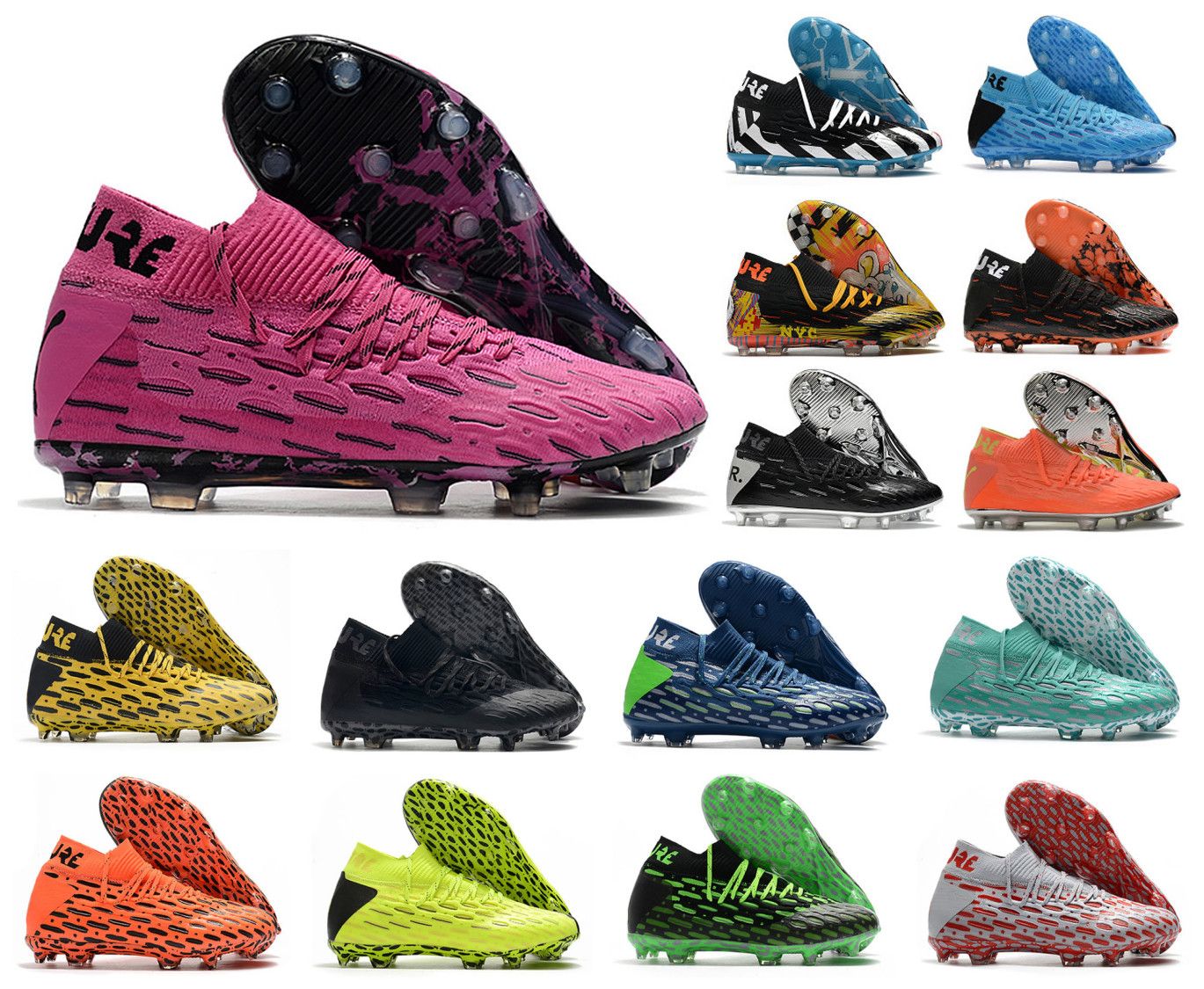 Compra 2021 MENS FUTURO 5.1 Netfit FG Fútbol Zapatos De Fútbol 6.1 Turbo  Pack Tokyo Ciudad De Nueva York Balr Botas De Tobillo Alto Tamaño 39 45  Barato | Entrega Rápida Y Calidad | Es.Dhgate