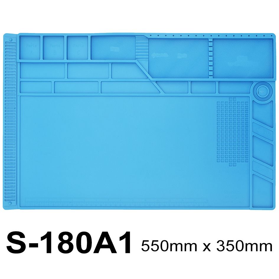 S 180A1 BGA Heat Insulation Silicone Soldering Pad Mat Desk