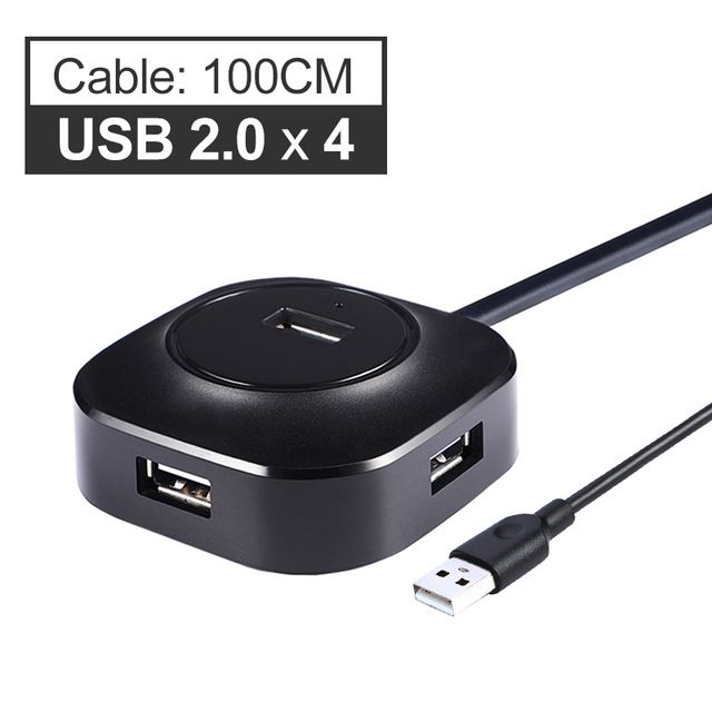 USB 2.0 med 100 cm kabel