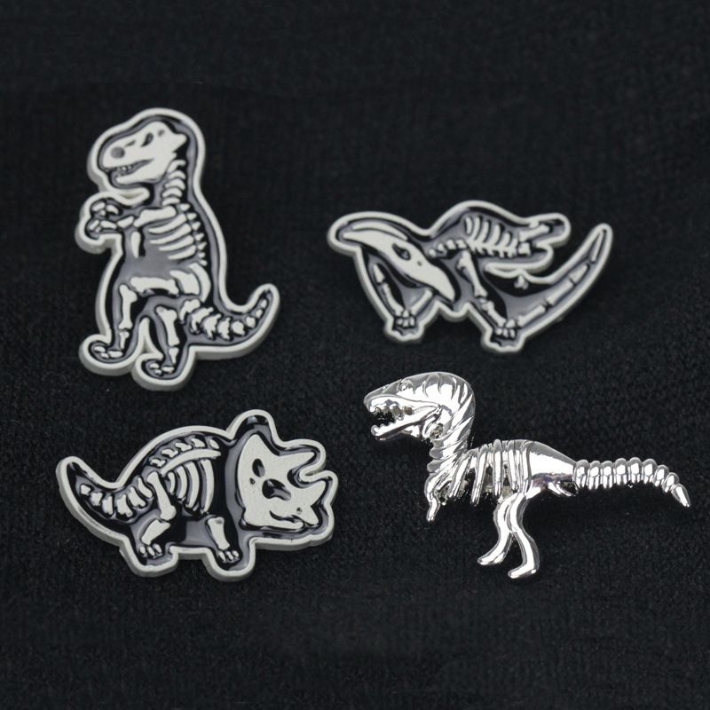 Cráneo de dibujos animados Dinosaurio Esqueleto Skeleton Brooche Pines 12pcs Set Funny Animal Alloy Esmalte Pintura Traje Hombres Broches Pequeñas Ropa Joyería Insignia Camisa Pin Cráneo de dibujos animados Dinosaurio Esqueleto Skeleton Brooche Pines 12pcs Set Funny Animal Alloy Esmalte Pintura Traje Hombres Broches Pequeñas Ropa Joyería Insignia Camisa Pin