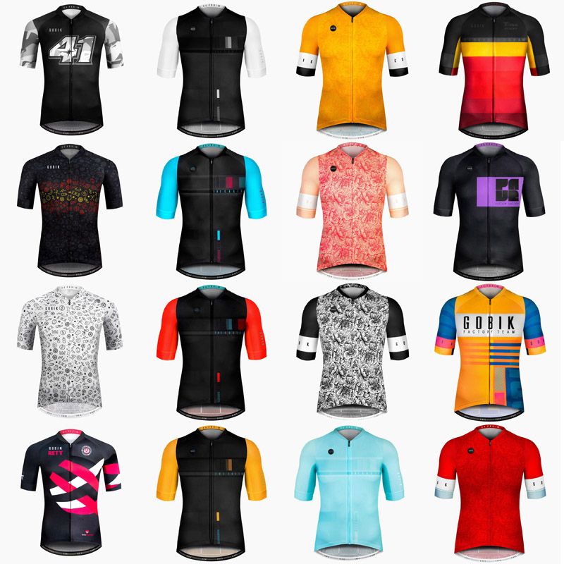 Gobik Equipo Ciclismo Jersey Bicicleta Ropa Racing Deporte Bike Jersey Tops Ciclismo Use Mangas Cortas Maillot Ciclismo 121105 Por Lequqixing, 19,1 € | DHgate