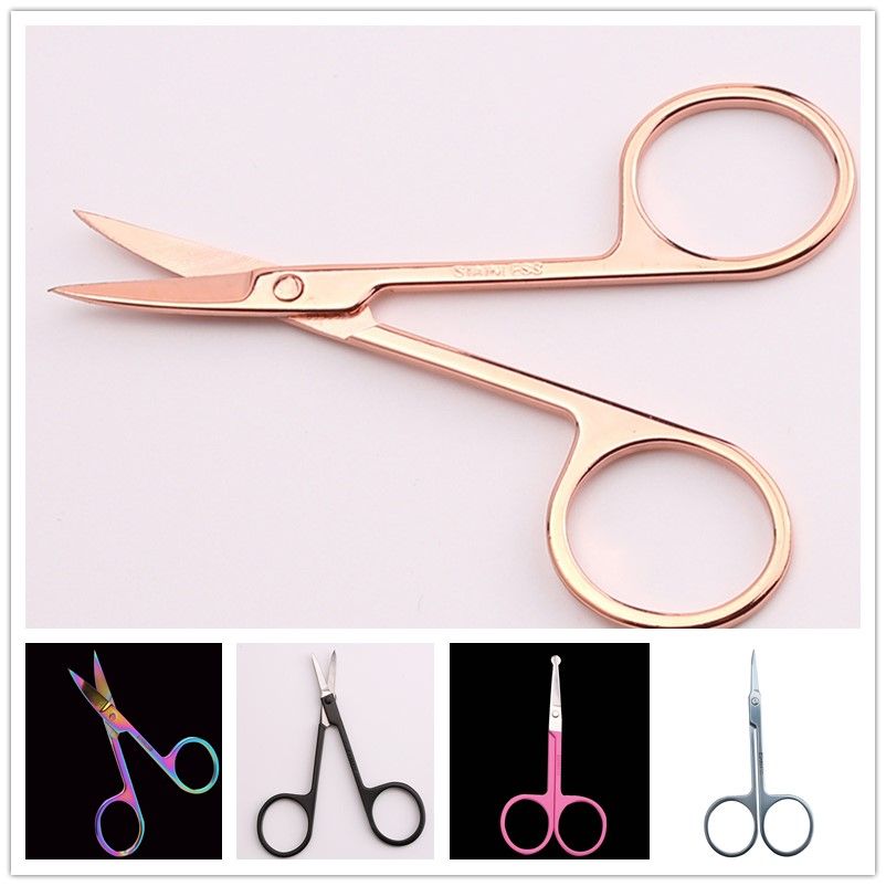 2021 New Makeup Eyebrow Scissor With Sharp Head Stainless Steel Women