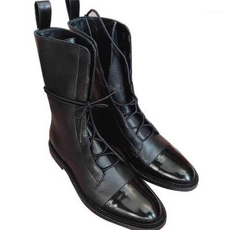Compre Botas Guapas Mujeres 2020 Verano Nuevo Estilo Británico Botas De  Locomotoras De Tubo De Mitad De La Mitad Versátil FLYTPLED PUNTO PUNTADO  BOOTE1 A 46,42 € Del Ffashionstore | Es.Dhgate.Com