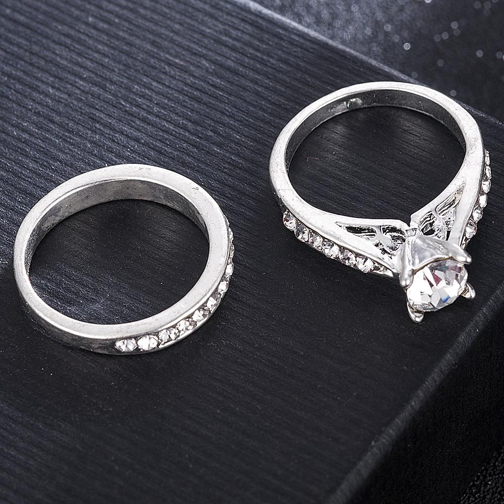 2020 Charm Lovers Ring Bijoux Femme Fashion Jewelry Bijoux Crystal