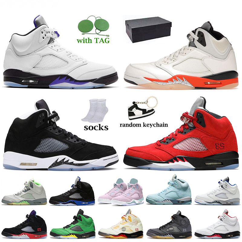 Купить Nike Air Jordan Retro 5 Off White Jordan 5 5s Мужские Баскетбольные  Кроссовки With Box Jumpman Fire Red Raging Bull Oregon Ducks Alternate  Grape Кроссовки Недорого | Быстрая Доставка И Качество | Ru.Dhgate