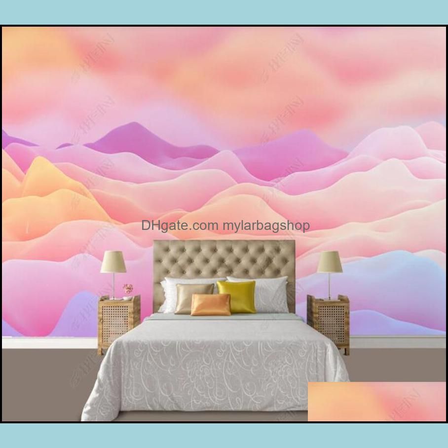 Fondos de pantalla Decor Decor Jardín Papel de Parede Textura Estética Color Nubes Papel Pintado 3D, Fondos de pantalla Decor Decor Jardín Papel de Parede Textura Estética Color Nubes Papel Pintado 3D,