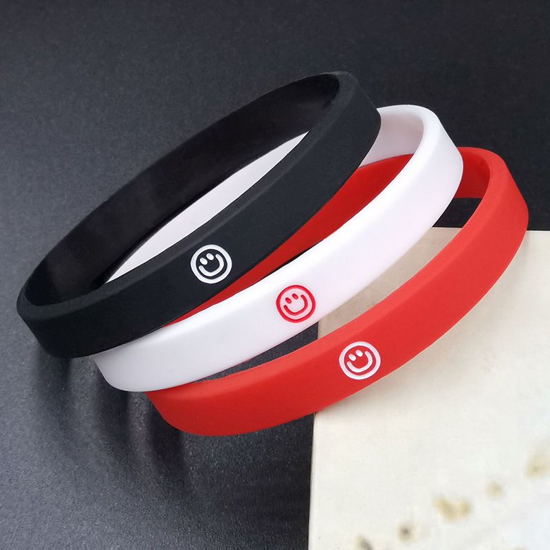 2021 Tik Tok Net Red Couple Wild Smiley Face Bracelet With Bracelet