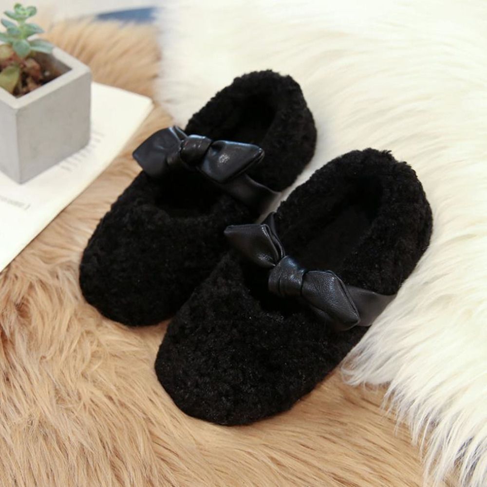 Invierno niños con flecos Bowknot zapatos cálidos Baby girl Invierno niños con flecos Bowknot zapatos cálidos Baby girl