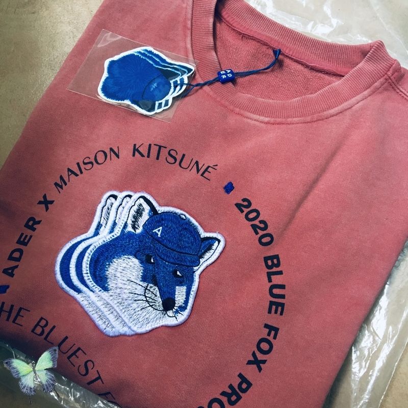 maison kitsune moletom com capuz sale
