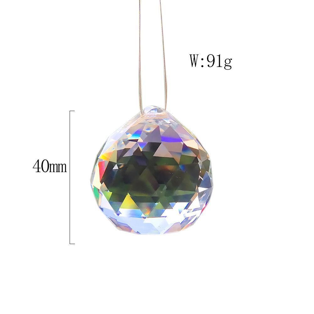 2021 40mm Crystal Ball Clear Crystal Prisms Suncatcher Chandelier Crystals Pendants Accessories