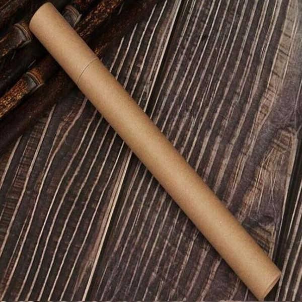 2021 Kraft Paper Incense Tube Incense Barrel Small Storage Box For 10g