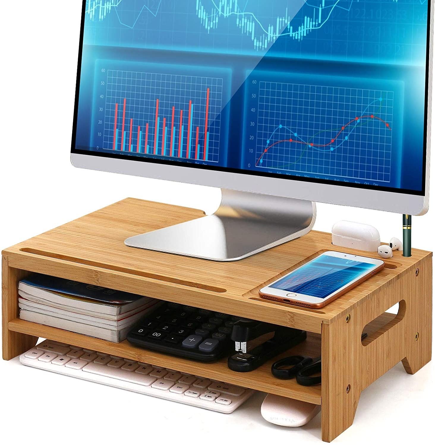 Monitor Stand Riser-2 Tier
