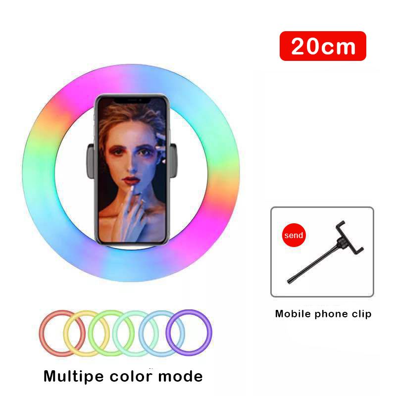 20 cm licht + mobiele telefoonclip