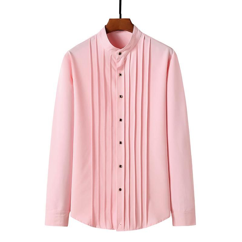 pleated shirt men's