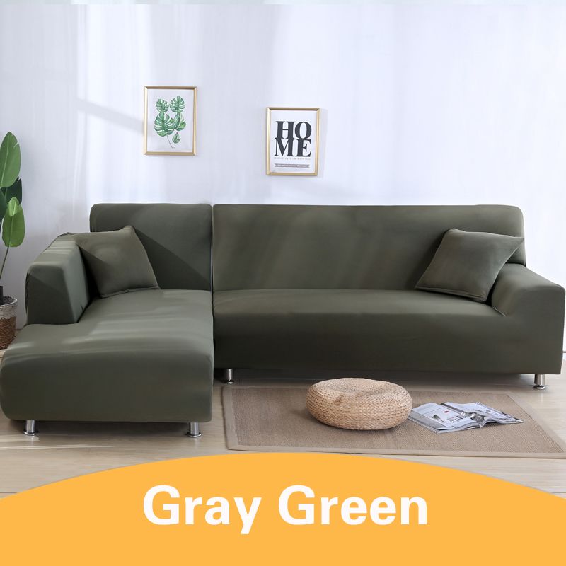 Grau Grün-3-Sitz-und 3-Sitz