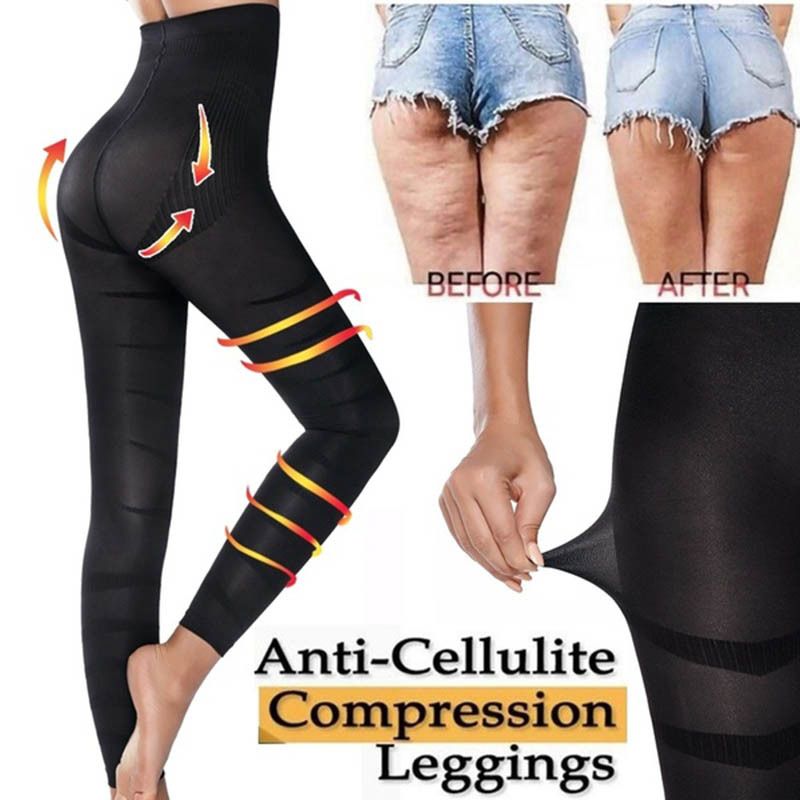 Womens Compression Slimming Leggings Neoprene Slimming Capri Pants