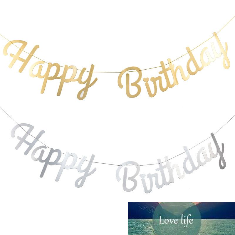 Acheter Pas Cher Joyeux Anniversaire Banniere Banniere Banniere Gold Sliver Lettres Joyeux Anniversaire Guirlandes String Baby Douche Boy Guy Girl Anniversaire Partie De Fete Du 2 Fr Dhgate