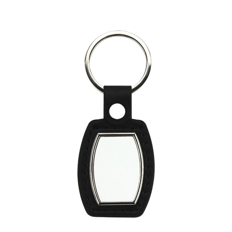 New Style Sublimation Metal Keychains Rotate Key Ring Hot Transfer