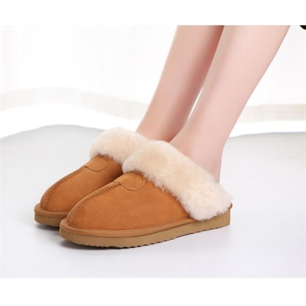 Venda Por Atacado De Usar Chinelos De Inverno Confortáveis \u200b\u200bchinelos De  Pele Moda Feminino Casa Mulheres Quentes Chinelos De Qualidade Macio Fuzzy  Senhora Home Shoes Y1120 Modernos E De Baixo Preço| DHgate.Com