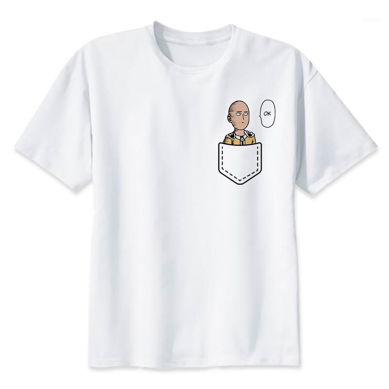 Mens T Shirts One Punch Man Saitama T Shirt Men Summer Japanese Anime Funny Print Boy Short Sleeve With White Color Fashion Top Tees1 Under 50 From Fucloth Dhgate Com