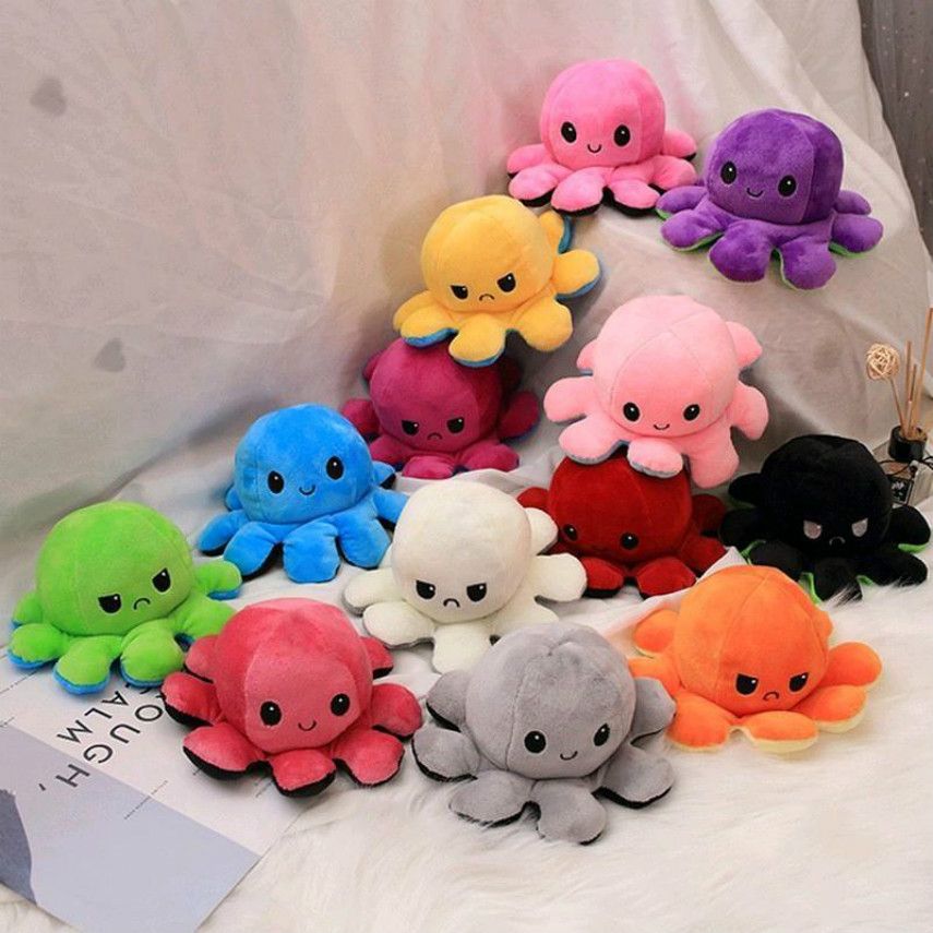 angry octopus plush