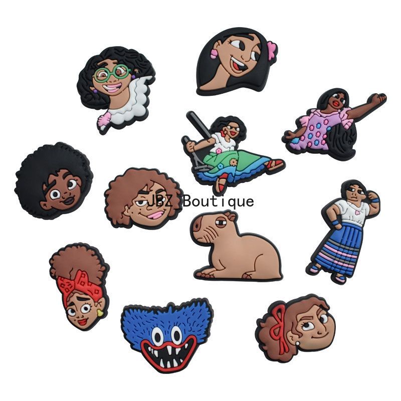Venta al por mayor de dibujos animados Encanto Encantos Piezas de zapatos Haspaquillas Encanto con hebilla Venta al por mayor de dibujos animados Encanto Encantos Piezas de zapatos Haspaquillas Encanto con hebilla
