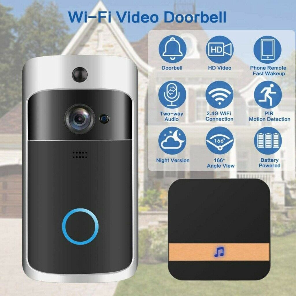 Doorbells Online Sale 2021Wireless WiFi Door Bell IR Visual HD Camera