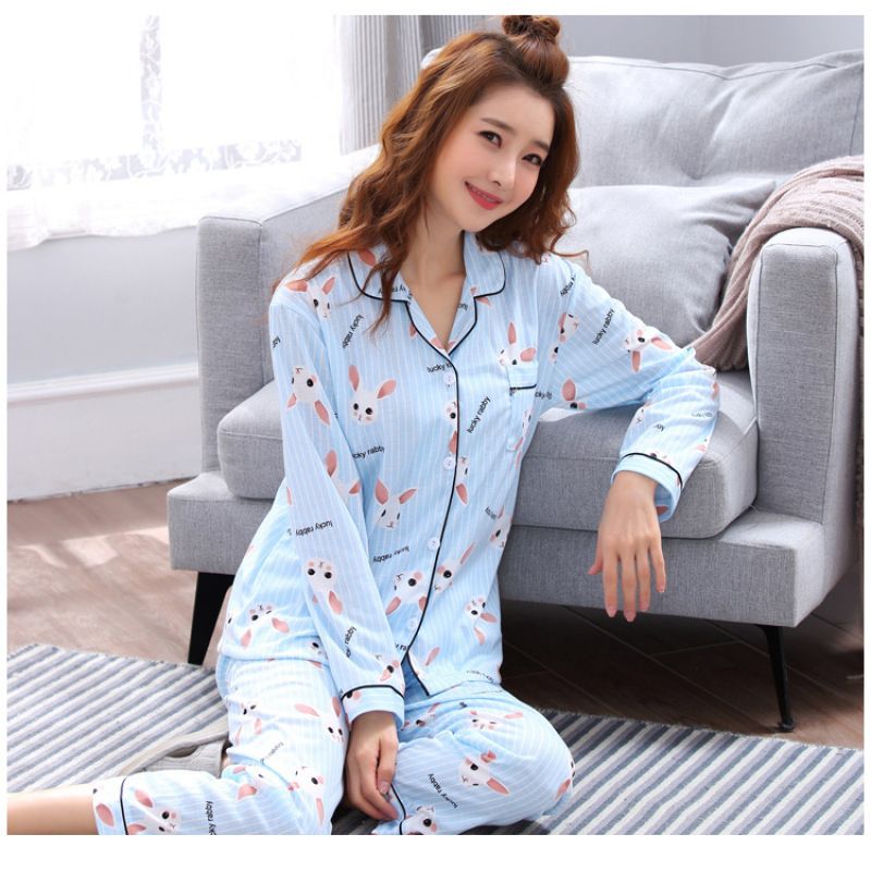 Pijama De Algodó Conjuntos De Pijama De 2 Piezas Para Mujer 