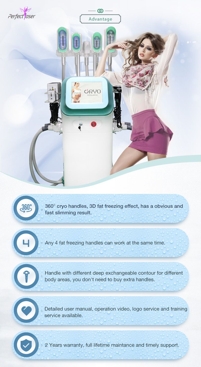 Portable Cryo Fat Freezing Frozen Body Slimming Treatment Vacuum