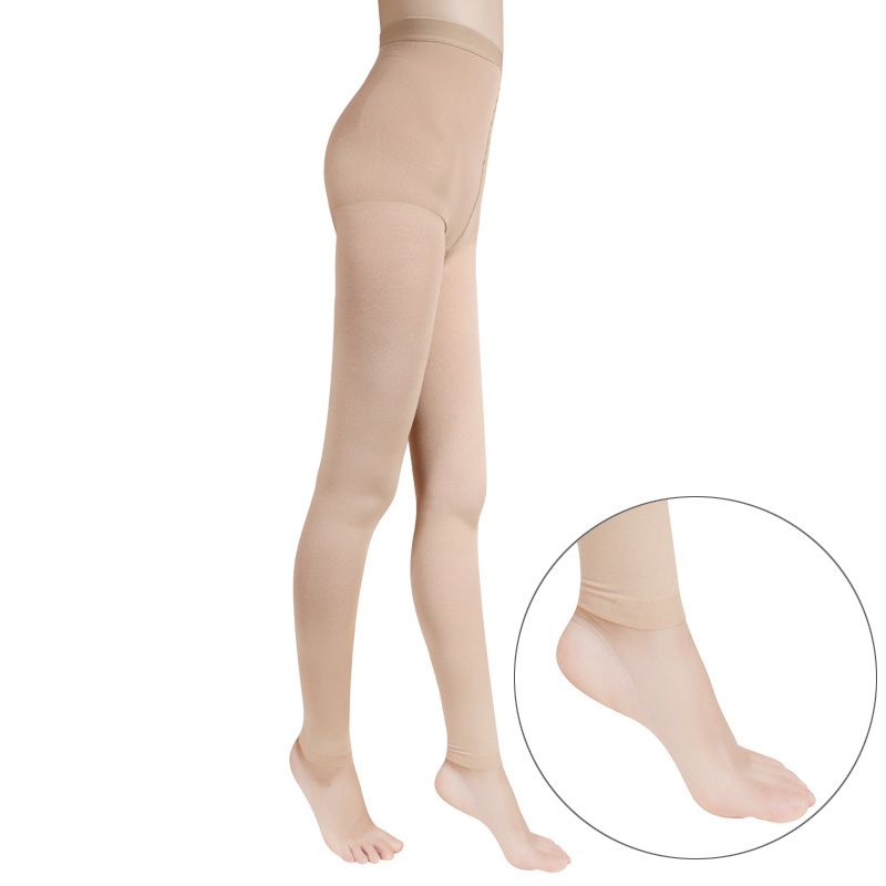 Beige Knöchel-Hose 2L