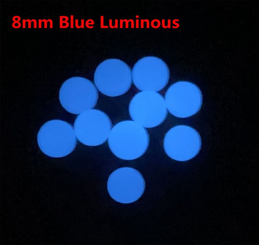 8 mm blu luminoso