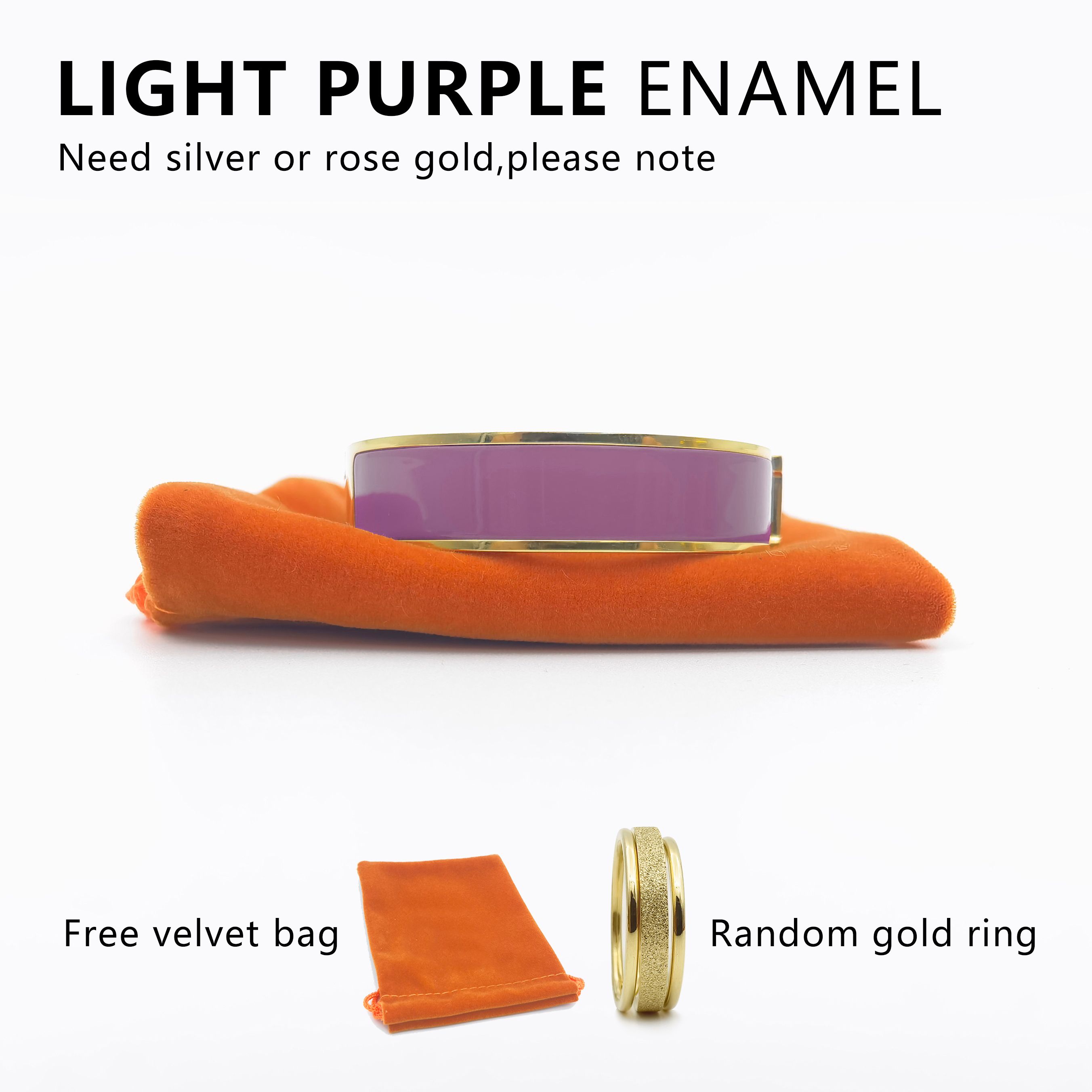 Gold Light Purple-Mens