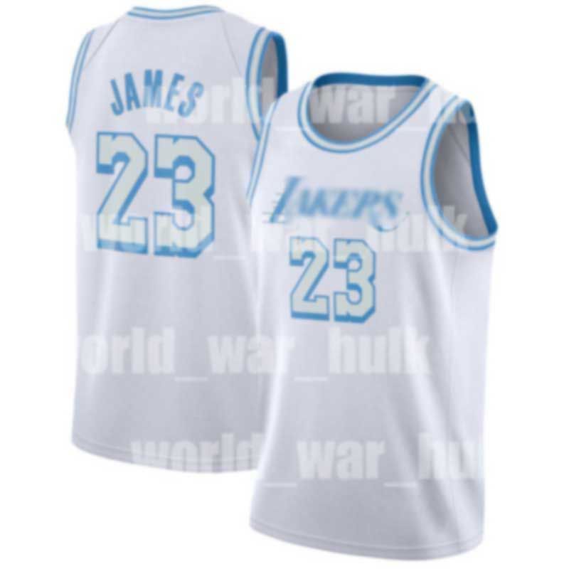 2020 2021 New Los Angeles Lakers Jersey LeBron 23 James Russell 4 Westbrook Luka Washington ...