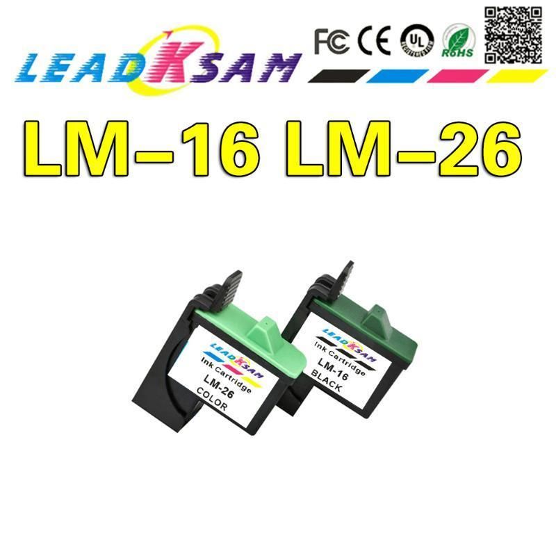 Compra LM16 LM26 Cartucho De Tinta 16 26 Compatible Para Lexmark Z13 Z23  Z25 Z600 Z605 X1200 X1150 X1185 X1270 Z33 Z35 Z515 Z517 Z611 Z6151 Barato |  Entrega Rápida Y Calidad | Es.Dhgate
