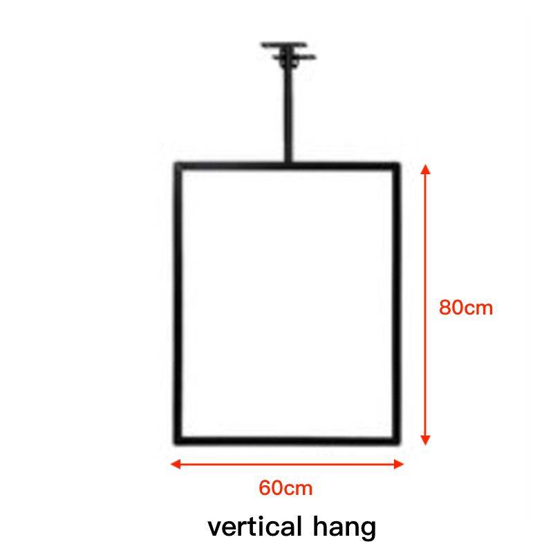 1 piece vertical hang