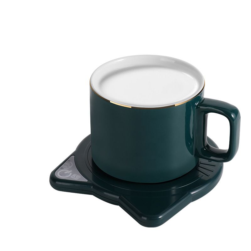 Coaster gato verde + conjunto de copo