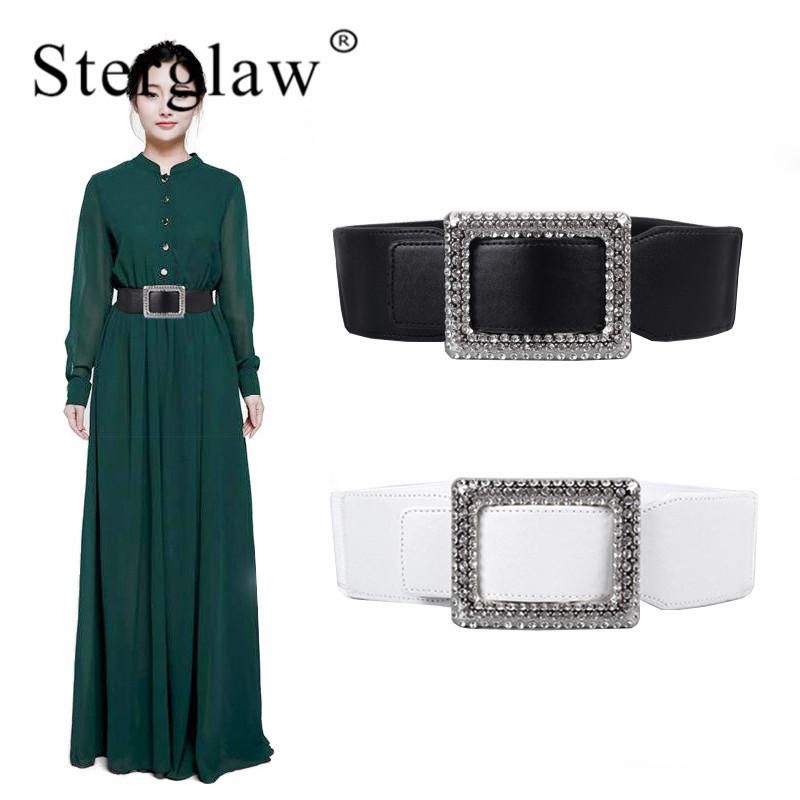 80 * 7.8cm Mujer Estirar Mujeres con Elástico Lady Wide Cintura