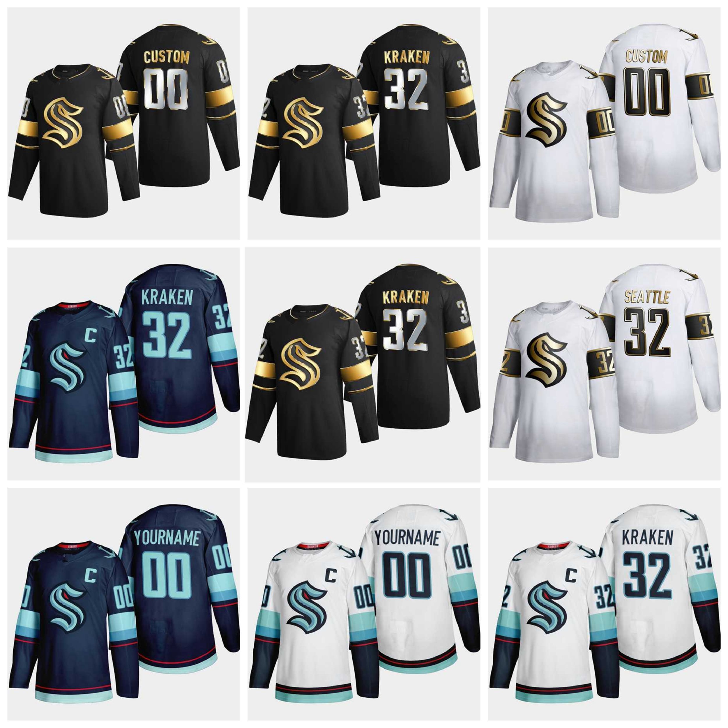 NEU Seattle Kraken 2021 Season Premier #32 Men´s NHL Hockey Jersey