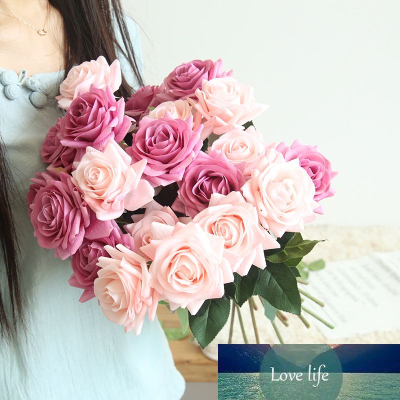 Acheter Bouquet De La Saint Valentin De Rose Saint Valentin Mariage Mariage Mariage Decor Beau Latex Real Touch Fleurs Artificielles Fleur De 18 62 Du Likefire Fr Dhgate Com