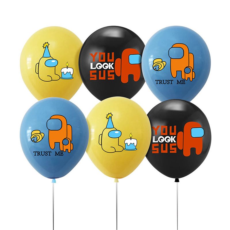 Among Us Party Decoration Balloon Game Cartoon Christmas Birthday Party