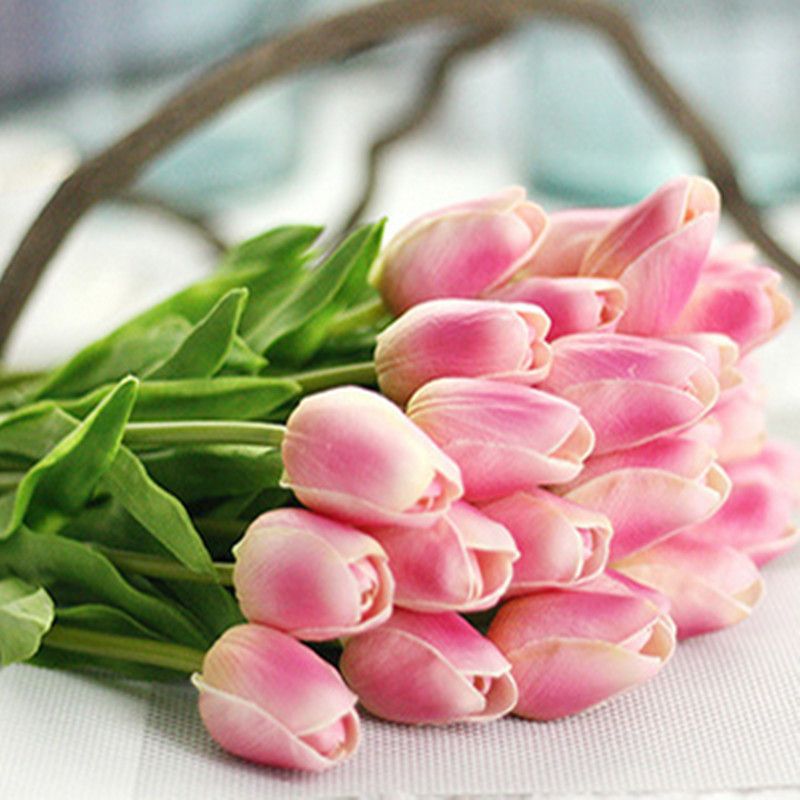 Mini ciemny różowy tulipan