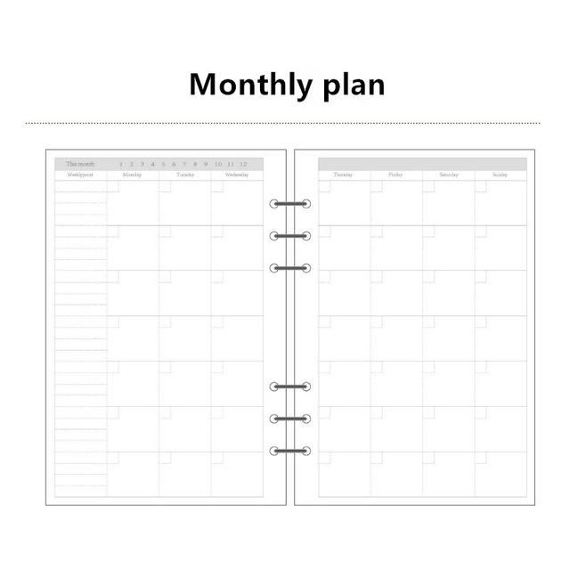 Monthly Plan A7