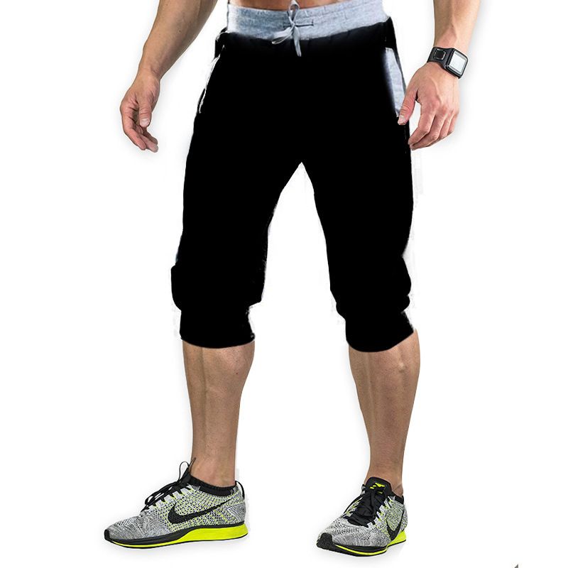 pantalones cortos para hombre deportes pantalones casuales pantalones de algodón de la