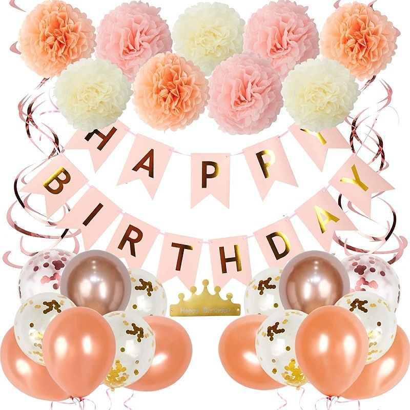 Montón de acero hemisferio Pink Feliz Cumpleaños Globos Banner Flores Flores Fiesta De Cumpleaños Conjunto Conjunto De 12,58 € | DHgate Montón de acero hemisferio Pink Feliz Cumpleaños Globos Banner Flores Flores Fiesta De Cumpleaños Conjunto Conjunto De 12,58 € | DHgate