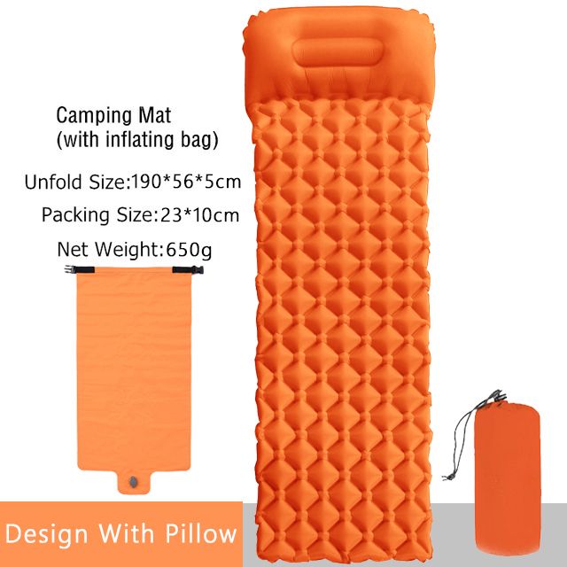 Orange Mat with Bag-One Seat