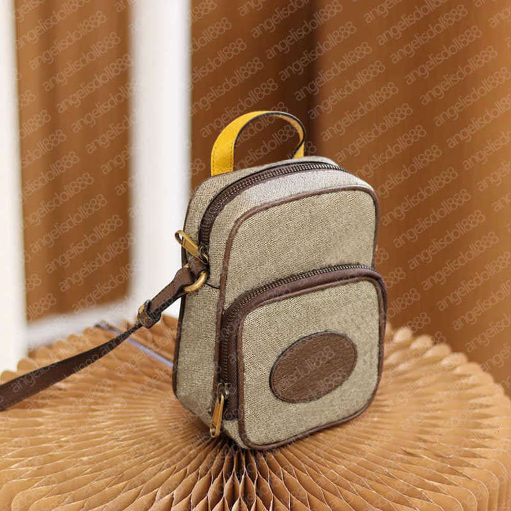 S3-brown Canvas Backpack