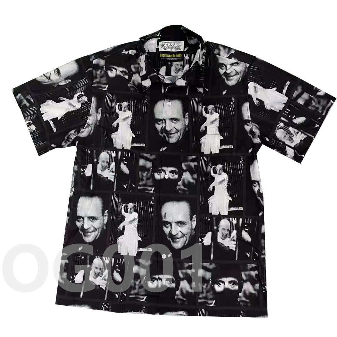 Wacko Maria Hannibal 21ss Film Photo Silent Lamb Men And 直販卸売り MARIA WACKO 22 HANNIBAL SHIRT HAWAIIAN / シャツ